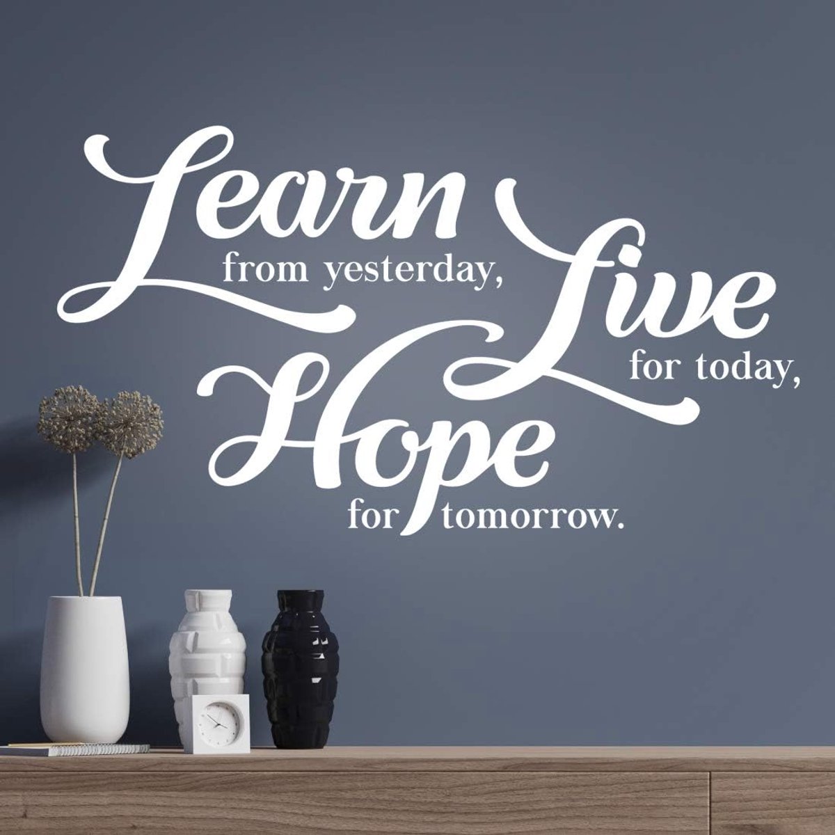 Learn Live Hope Motivation Wall Quote Art Posters Bedroom Sticker Children's Room Decoration Inspirational Quotes - ShopVlot