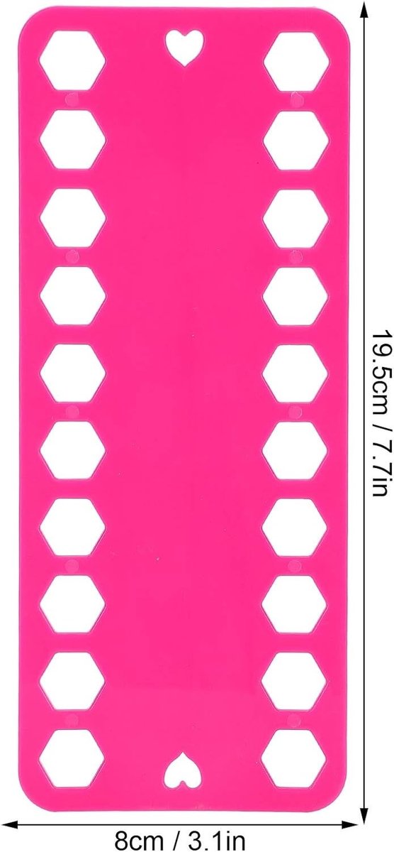 12-delige Organiser voor Borduurdraden, Kleurcodeerbare Plastic Spoelen met 20 Gaten, Ideaal voor Handwerk en Borduurprojecten — afbeelding 5
