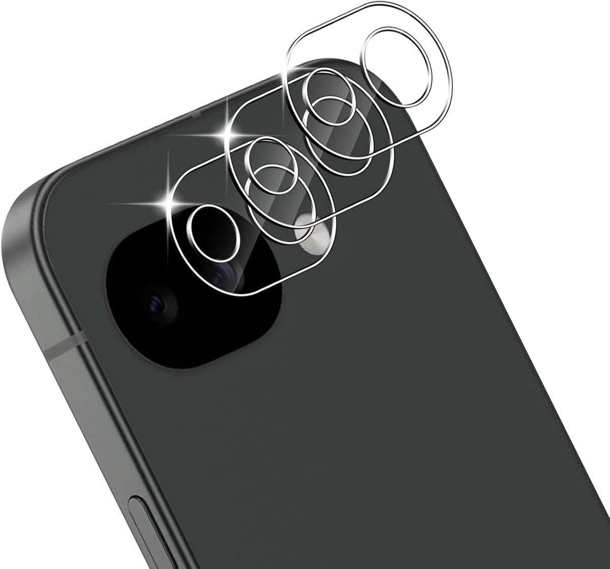 3 stuks cameraglas voor Google Pixel 10a bescherming, beschermlens, hardheid 9H geharde camera, anti-kras lensfolie