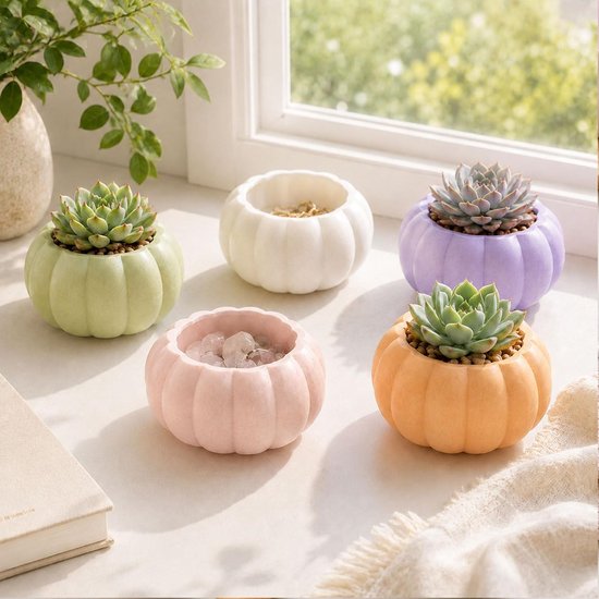 2 stuks pompoen siliconen mal Halloween decoratie hars — afbeelding 5