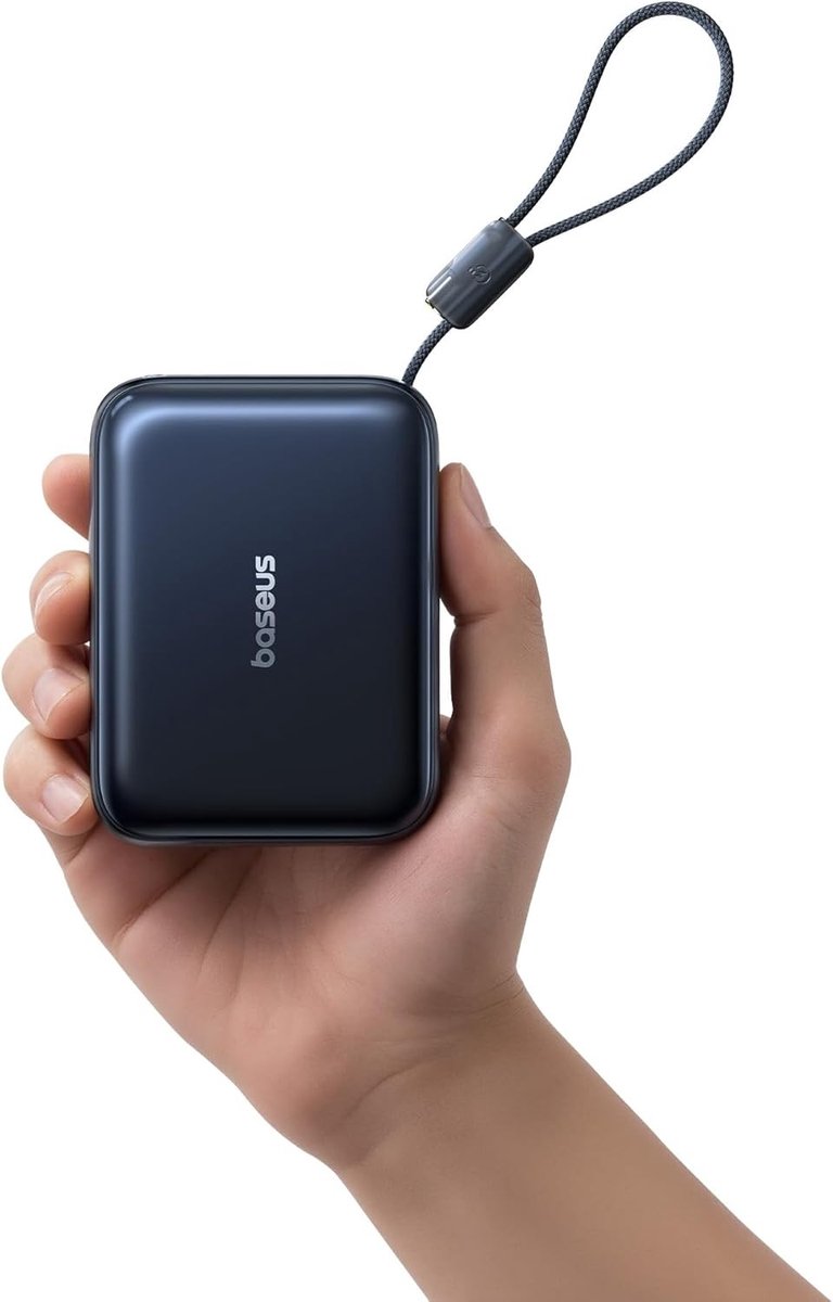 Krachtige Mini Powerbank 20.000 mAh met 45W PD, USB-C Kabel en Draagbare Oplader voor Smartphones en Tablets