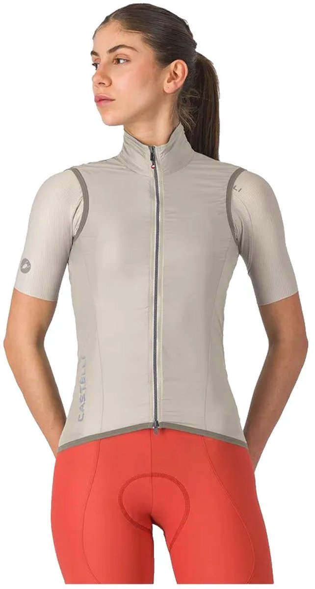Castelli Aria 2 Gilet Beige S Vrouw