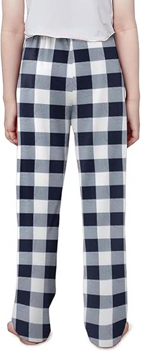 Broek voor meisjes, breed, gestreept, marineblauw, zomer, strand, vakantie, katoen, licht, chic, casual, schattig, kinderkleding, zonnemode, A81