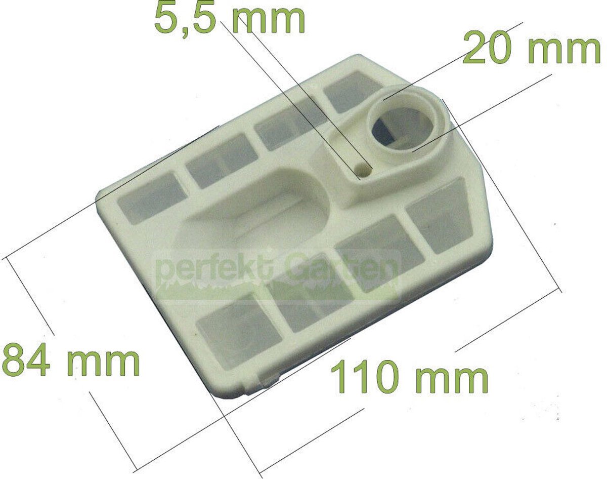 luchtfilter voor kettingzaag 4500, 5200, 5800, 45, 52, 58 cc, ccm