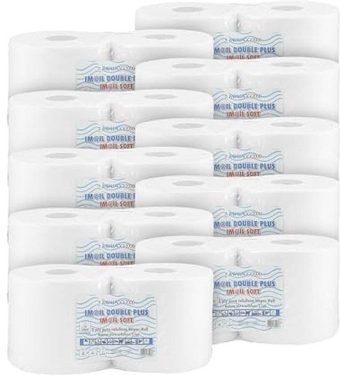 papierrollen - voor voedselcontact - 800 punten - 2-laags - 100% pure cellulose
