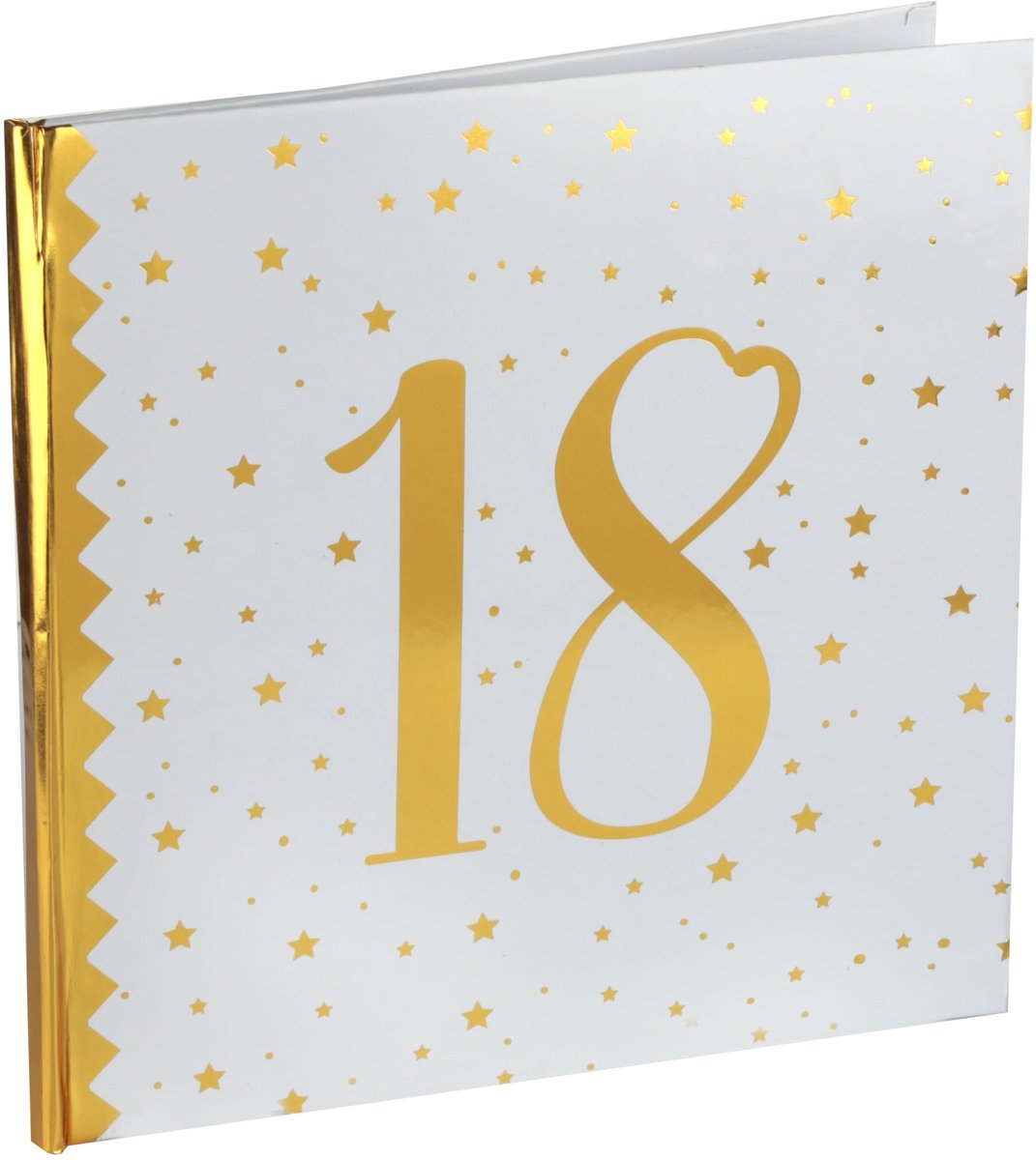 SANTEX 6185-18, gastenboek metallic leeftijd 18 jaar - ShopVlot