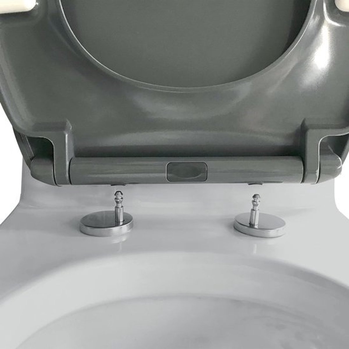 Ovaal toiletdeksel - Softclose - Quick-release - Antibacterieel - Duurzaam