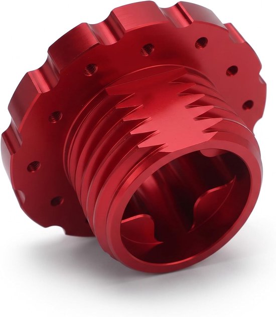 Stuurwiel Adapter - Race Adapter - Sim Racen - CNC Aluminium - 12x11x8 cm - Rood — afbeelding 2