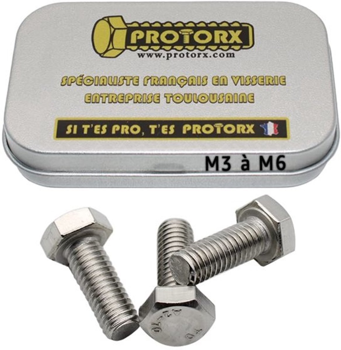 Zeskantschroeven - M4 - Metalen bouten - Voor metaal bevestigen - Roestvrij staal A2 - 16 mm - 20 stuks - Grijs