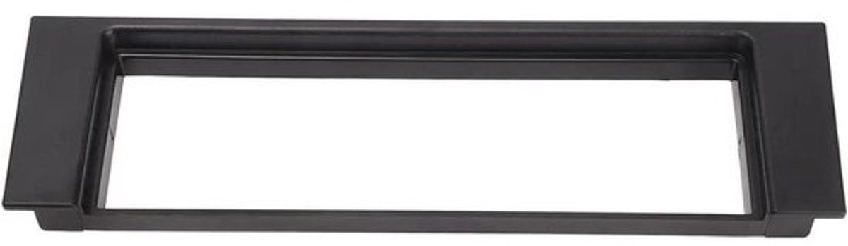 Dashboardmontageframe - Radiopaneel - Voor autoradio-installatie - Duurzaam ABS-materiaal - 182 mm x 53 mm - Zwart