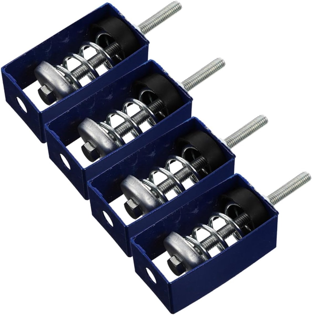 4 stuks veer trillingsdempers voor plafondmontage trillingsisolerende dempingsophanging van robuust materiaal geluidsreducerende industriële houder