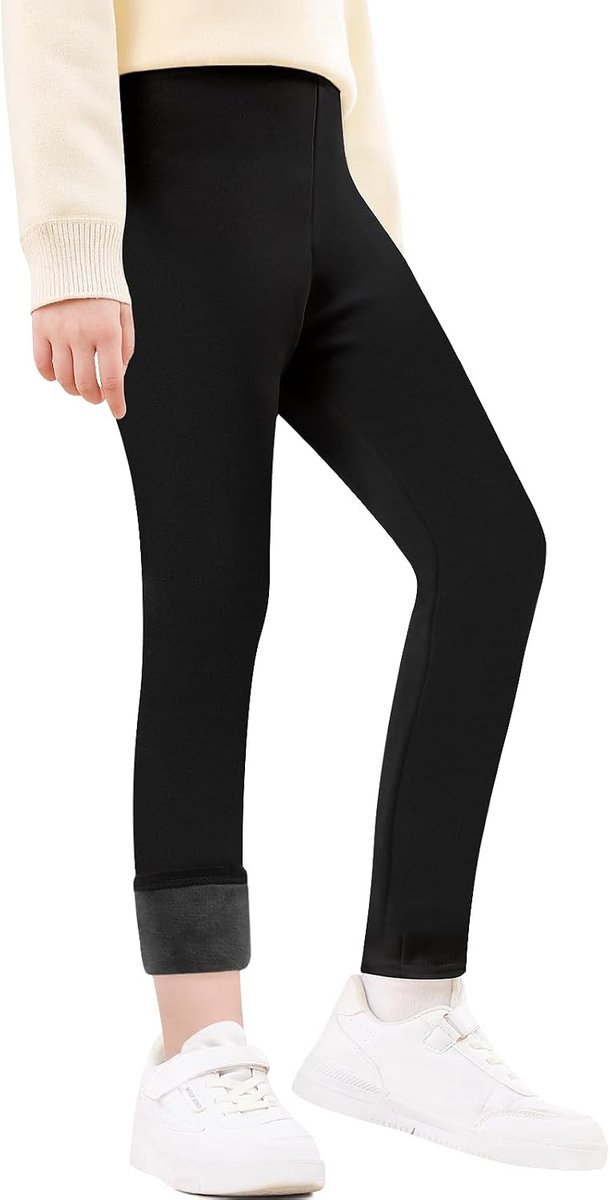Thermolegging voor meisjes, gevoerde leggings, winterbroek, dik katoen