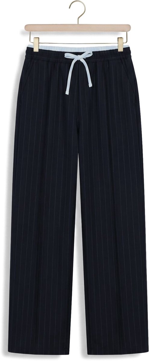 Nono Sarah Pinstripe Pants Broeken Meisjes - Donkerblauw - Maat 116