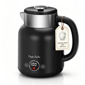 Taylor Swoden Retro Waterkoker - 1.7L - Temperatuurregeling - Cool-touch - Warmhoudfunctie - 2200W - RVS - Zwart