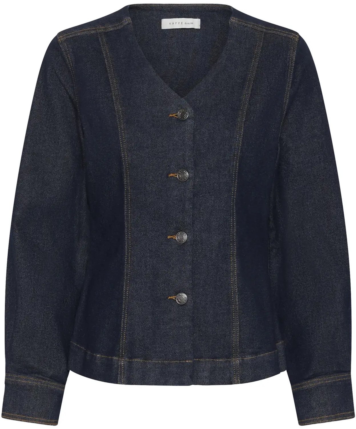 Dames spijkerjack KAFFE Kahally Blauw