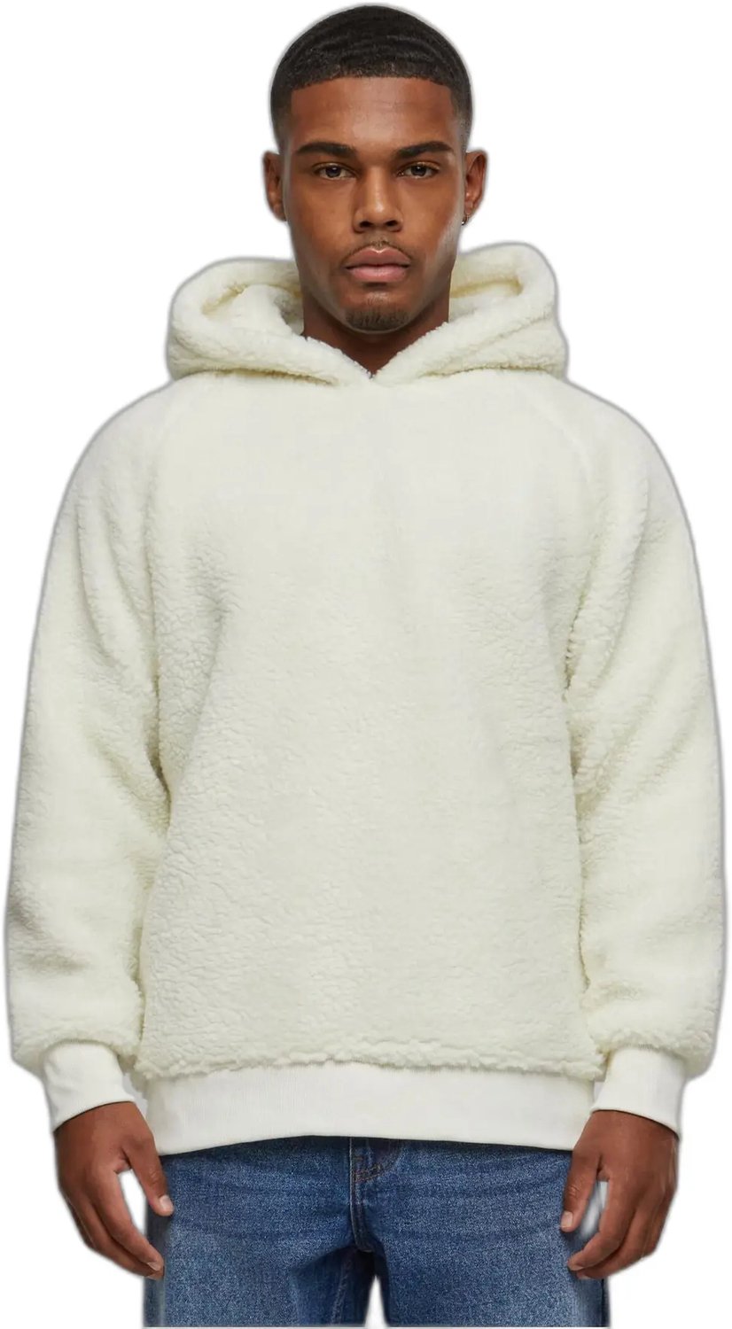 Hoodie Urban Classics Sherpa Wit