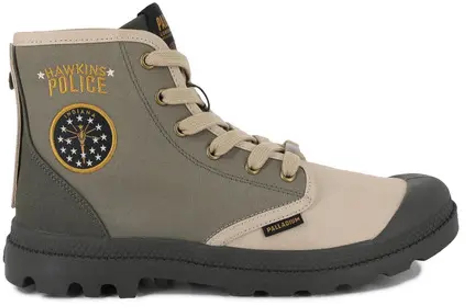 Dameslaarzen Palladium Pampa Hawkins Police Groen