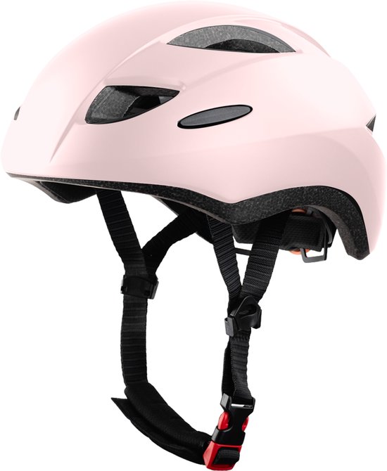 VINZ Sella Fietshelm Kind - Kinderfietshelm - EN1078 Goedgekeurd - 210 gram - Maat 52-55 cm - Roze — afbeelding 5