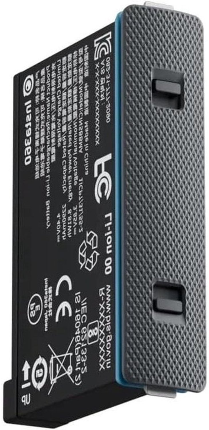 Insta360 X4-batterij - Camera-accu - Video opnemen - Hoge capaciteit - 2290mAh - Zwart
