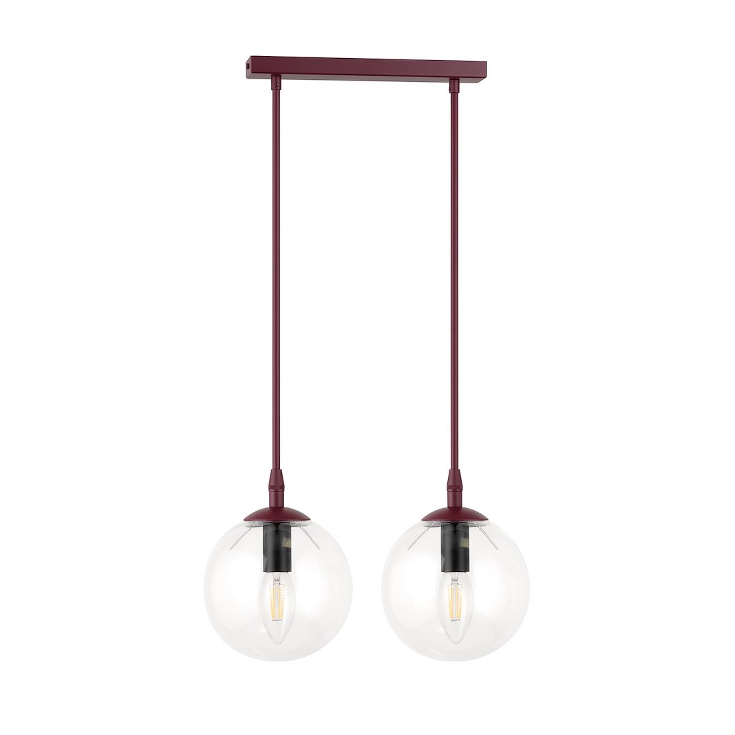 COSMO 2 BURGUNDY TRANSPARENT