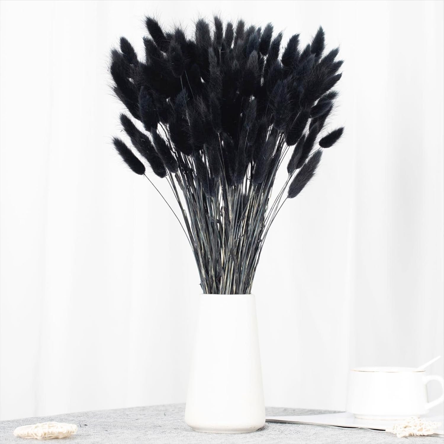 Pampasgras 120 stuks - decoratief grondmateriaal - hazenstaartgras - perfect voor boheemse stijl - m-winkel
