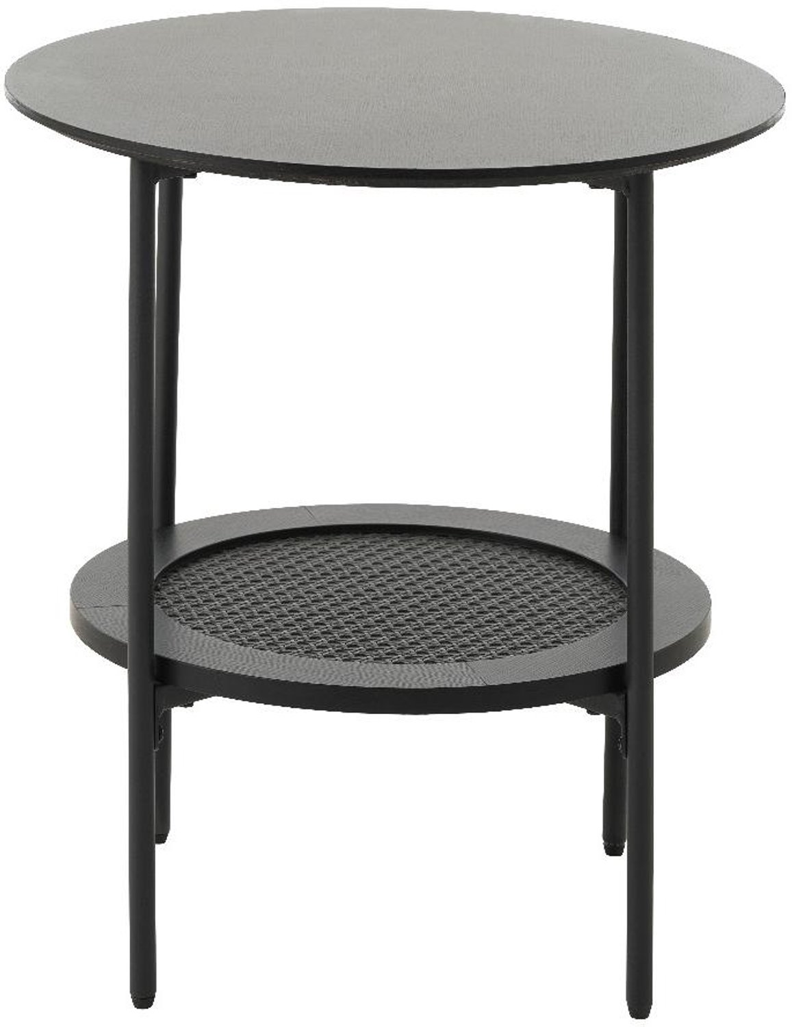 Nordic Home Meya bijzettafel Ø50 cm - zwart