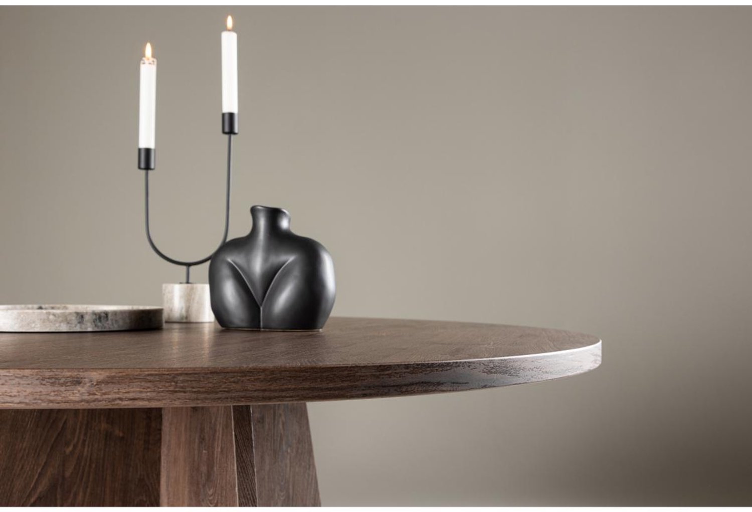 Svea Nara ronde eettafel - ø110 cm - mokka Bruin
