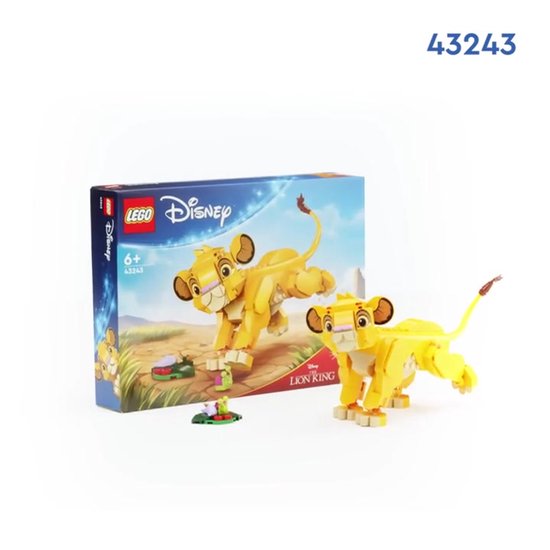 LEGO ǀ Disney Simba de Leeuwenkoning als welp, Bouwbaar Speelgoed voor kinderen 43243