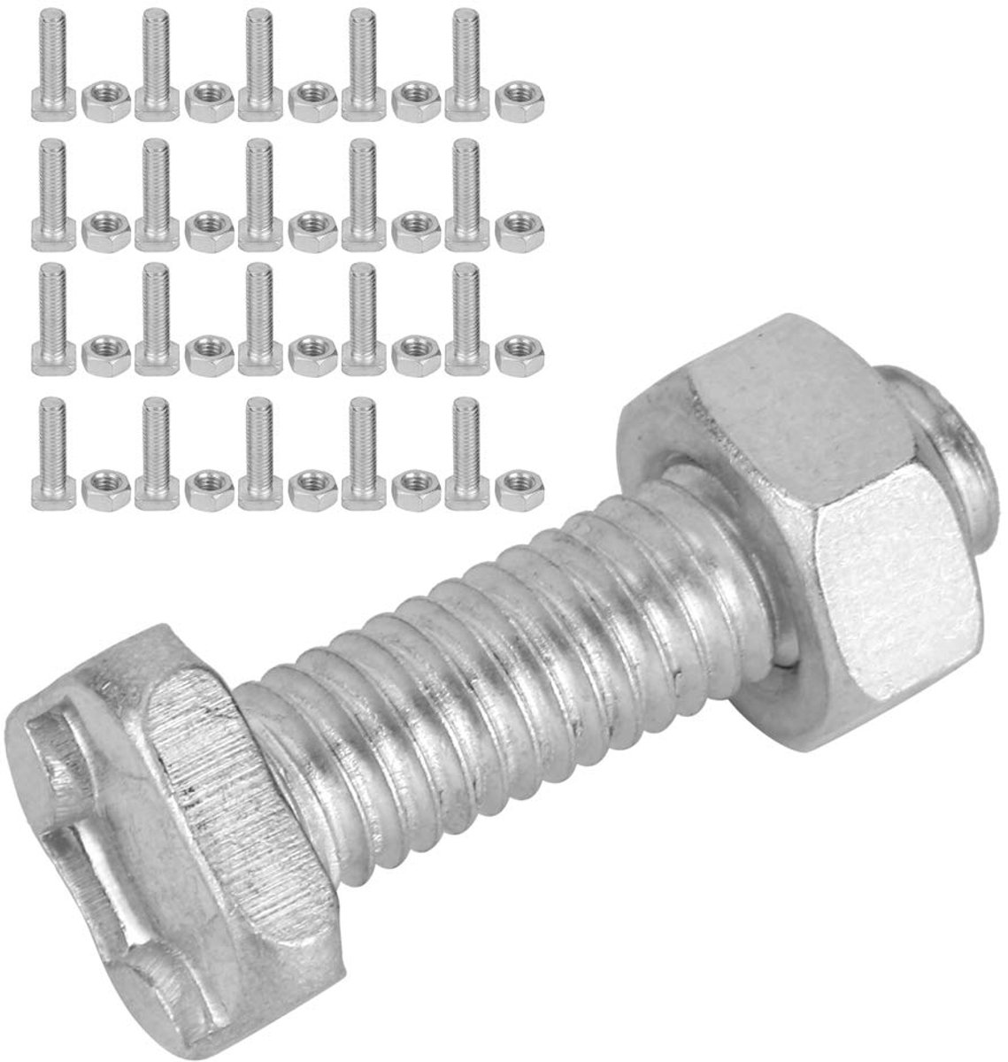 20 Set 22mm M6x22 Bouten en M6 Moer Aluminium Bouten Kas Moeren Stevige Moeren & Bouten Set Tool Accessoire voor Kas