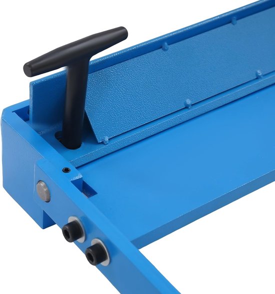 Handmatige buisbuigmachine, max. werkbreedte 630 mm, buighoek 0-120°, buigcapaciteit 1-1,2 mm, blauwe buigmachine, buiginrichting koperen buis — afbeelding 2