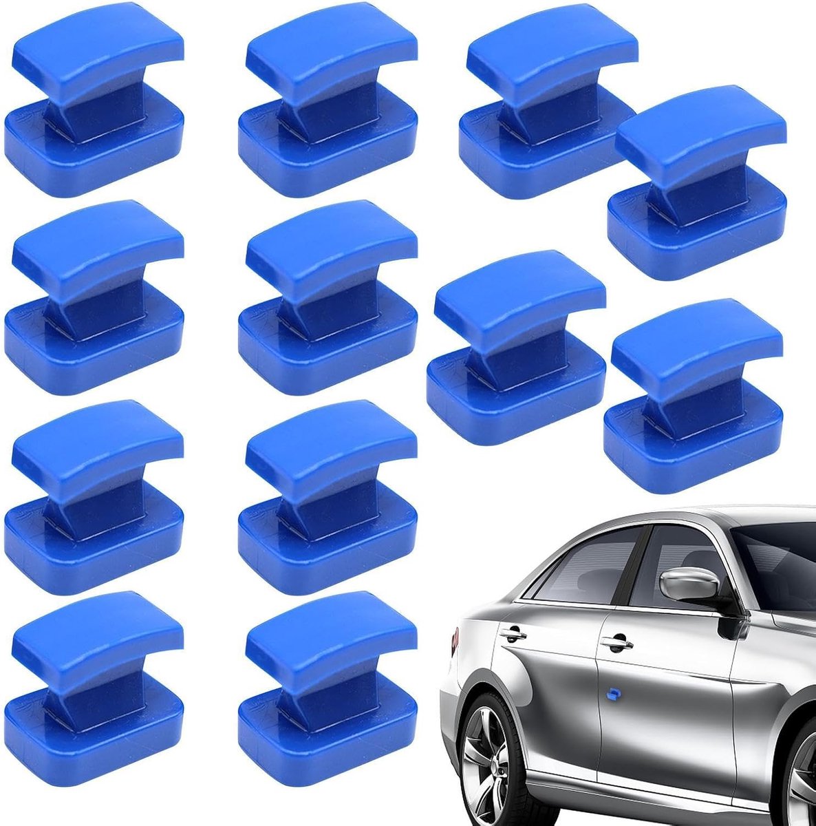 Pads voor het verwijderen van deuken, 12 stuks, voor het verwijderen van deuken op de auto, multifunctionele reparatiegereedschapsset voor wasmachines, carrosserieën