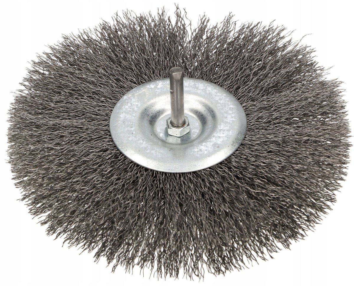 Kotarbau Schijfborstel 150mm met Schacht - Staaldraad