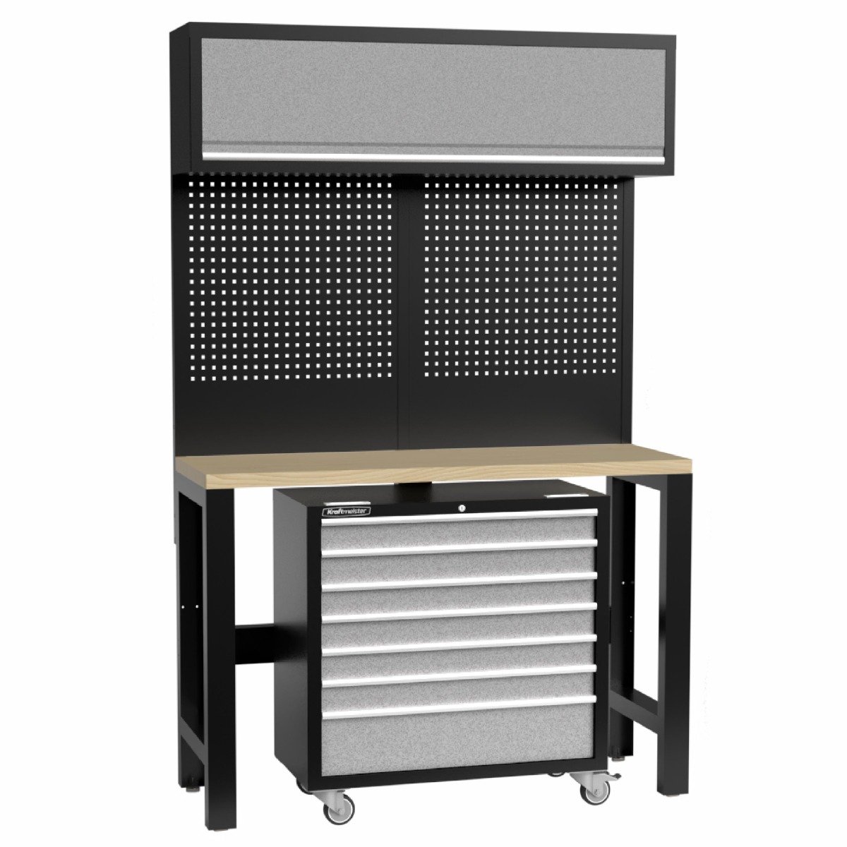 Kraftmeister Standard werkbank met wandkast en gereedschapswagen multi