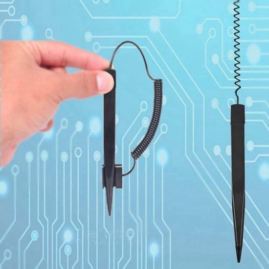 Styluspennen voor touchscreens - Professionele styluspunt - Zeer gevoelig - Draagbaar kunststof dock - Veerkrachtige veer - Voor autonavigatie - Voor POS-systemen - Voor bestelautomaten - Voor belastingprinters — afbeelding 3