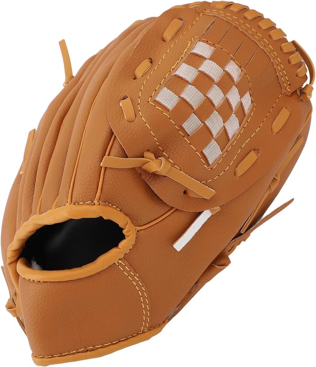 Ergonomische Zachte PU-lederen Wanten voor Jeugd en Volwassenen Softbal-veldgreepstabiliteit voor Speltraining