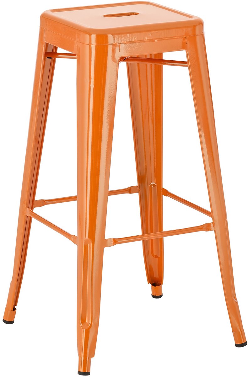 Barkruk - Zithoogte 76 cm - Oranje