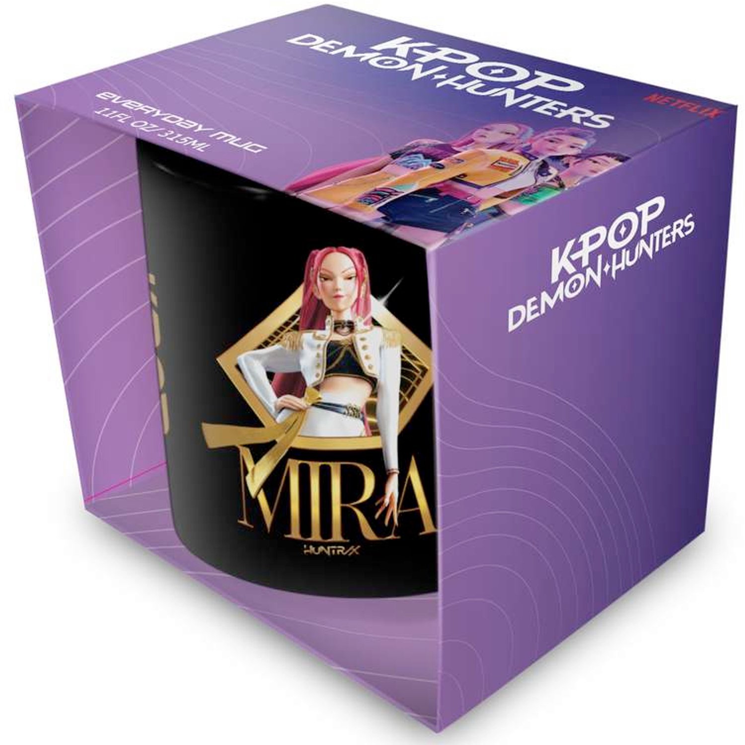 KPop Demon Hunters Golden Mira - Black Pod Mug Unisex Kop - Neutraal - Standard