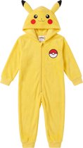 Pokemon Onesie - Maat 122/128 - Pickachu - Coral fleece - Pyjama - Geel