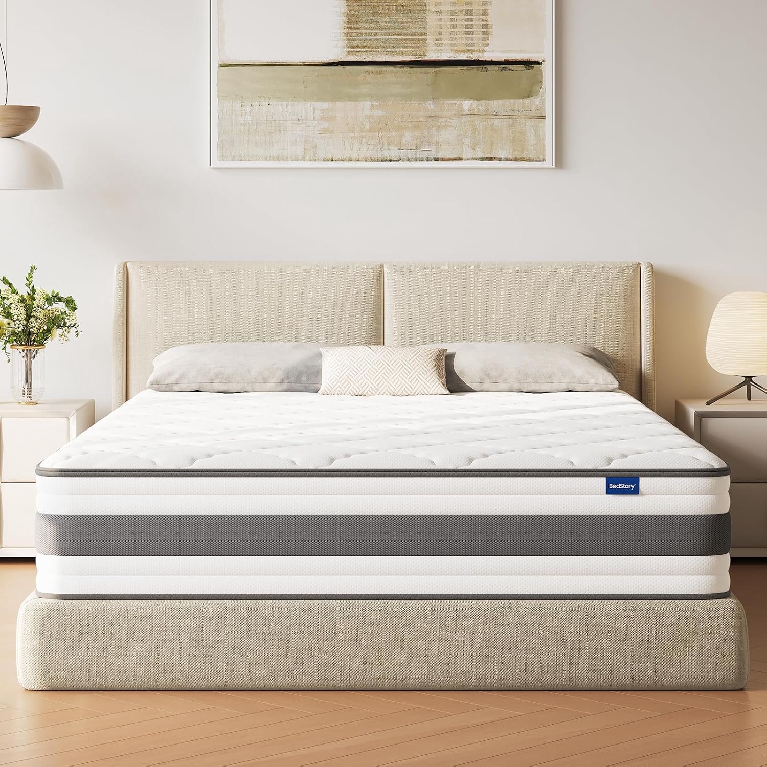 ComfortPro Orthopedisch Pocketvering Matras 140x200 cm H4 – 25,5 cm Hoog met Traagschuim, 9 Lagen, Ergonomische Ondersteuning, Wasbare Hoes, 7-Zone Pocketveren, Ademend en Drukverlagend – Novihome