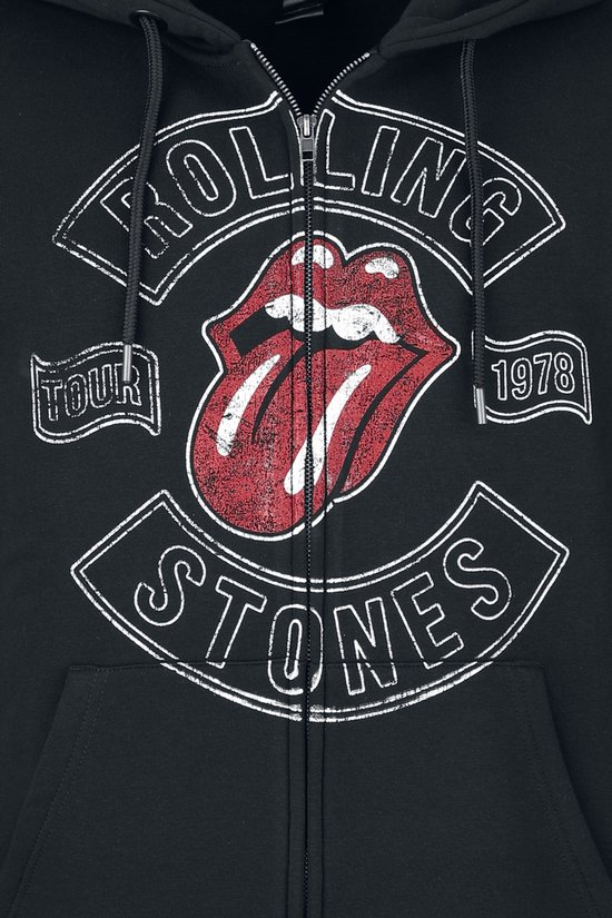 The Rolling Stones Fool To Cry Heren Vest met capuchon - zwart - XXL