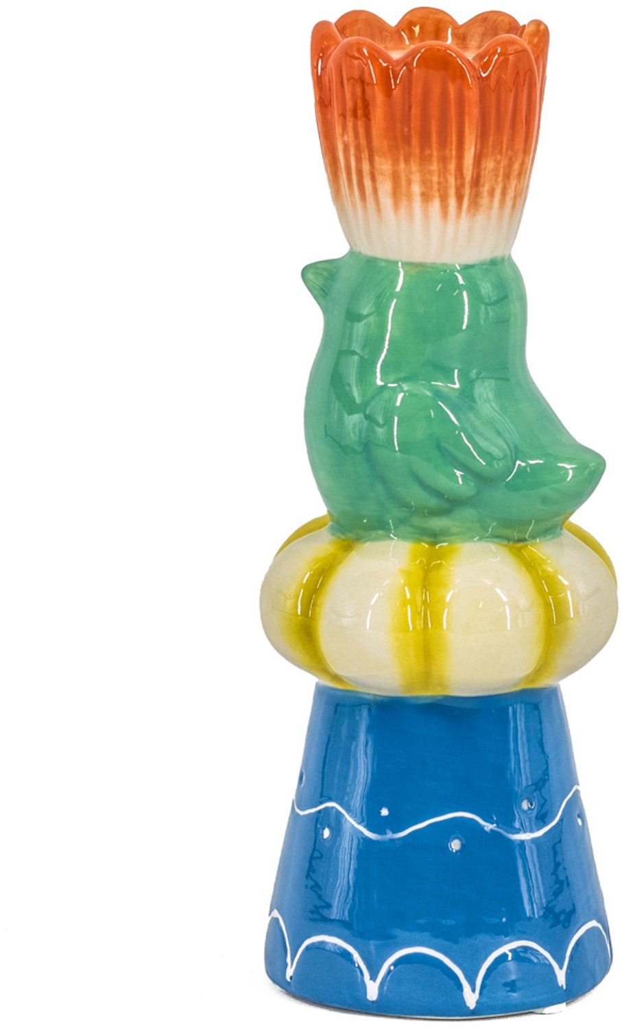 homebound by ky Kaarsenstandaard vogel met tulp | kandelaar Multi