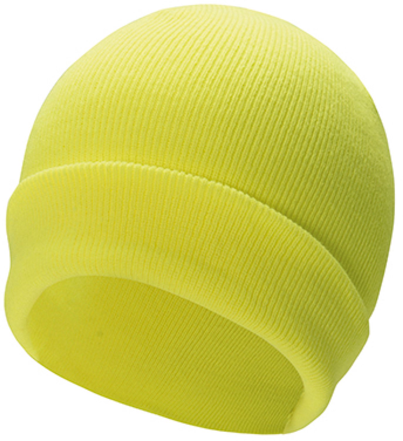 Korntex - Premium Knitted Beanie Strasbourg - Signal Yellow - 19 x 20 cm