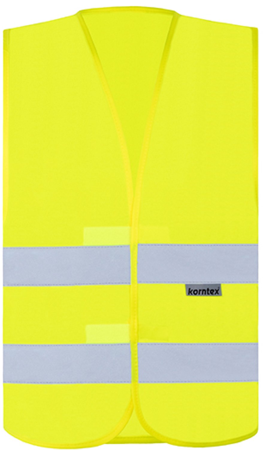 Korntex Robust Hi-Vis Safety Vest Goeppingen KX505 - Signal Yellow - XL