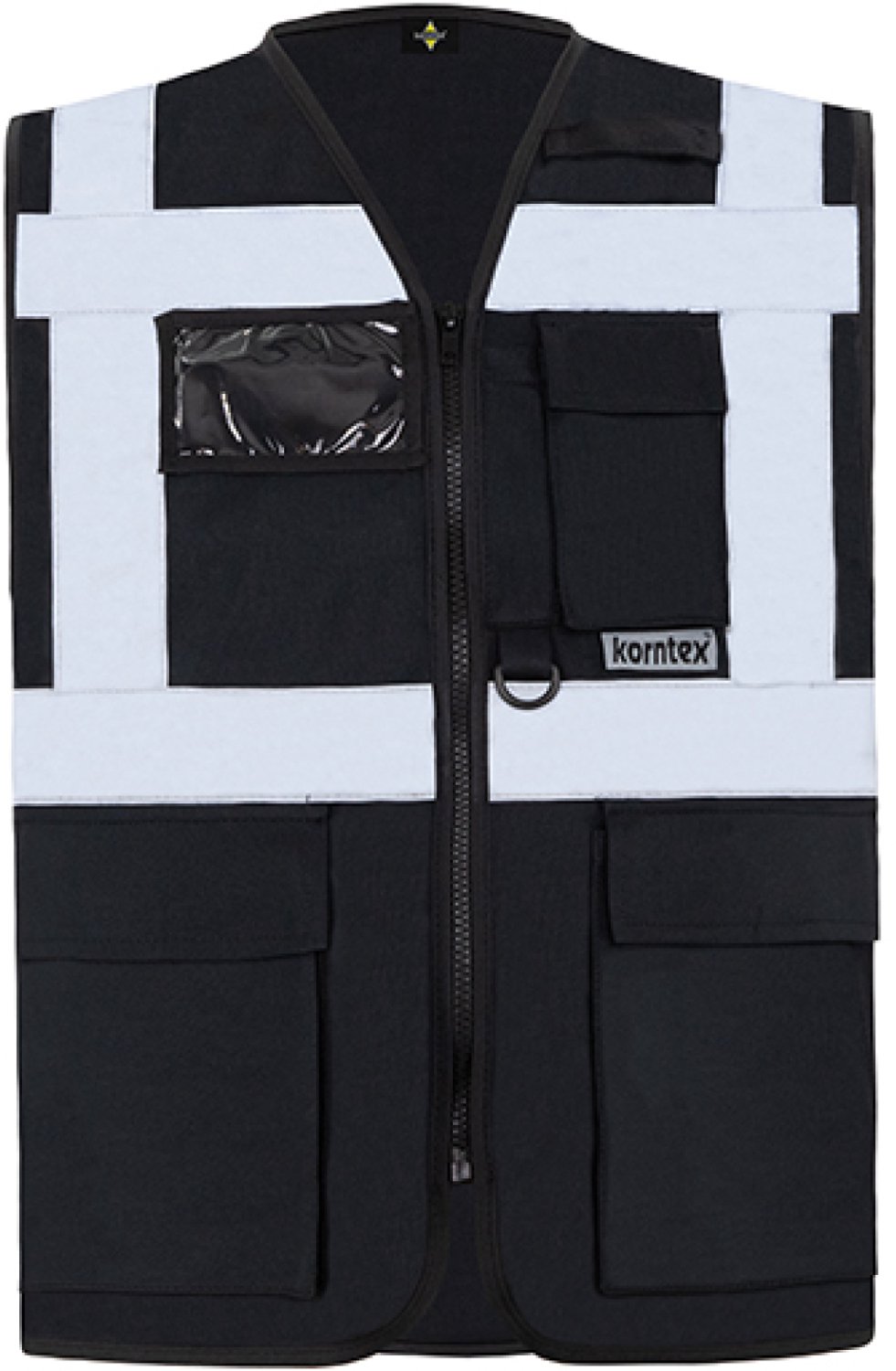 Korntex Executive Multifunctional Safety Vest Berlin KX802 - Black - S