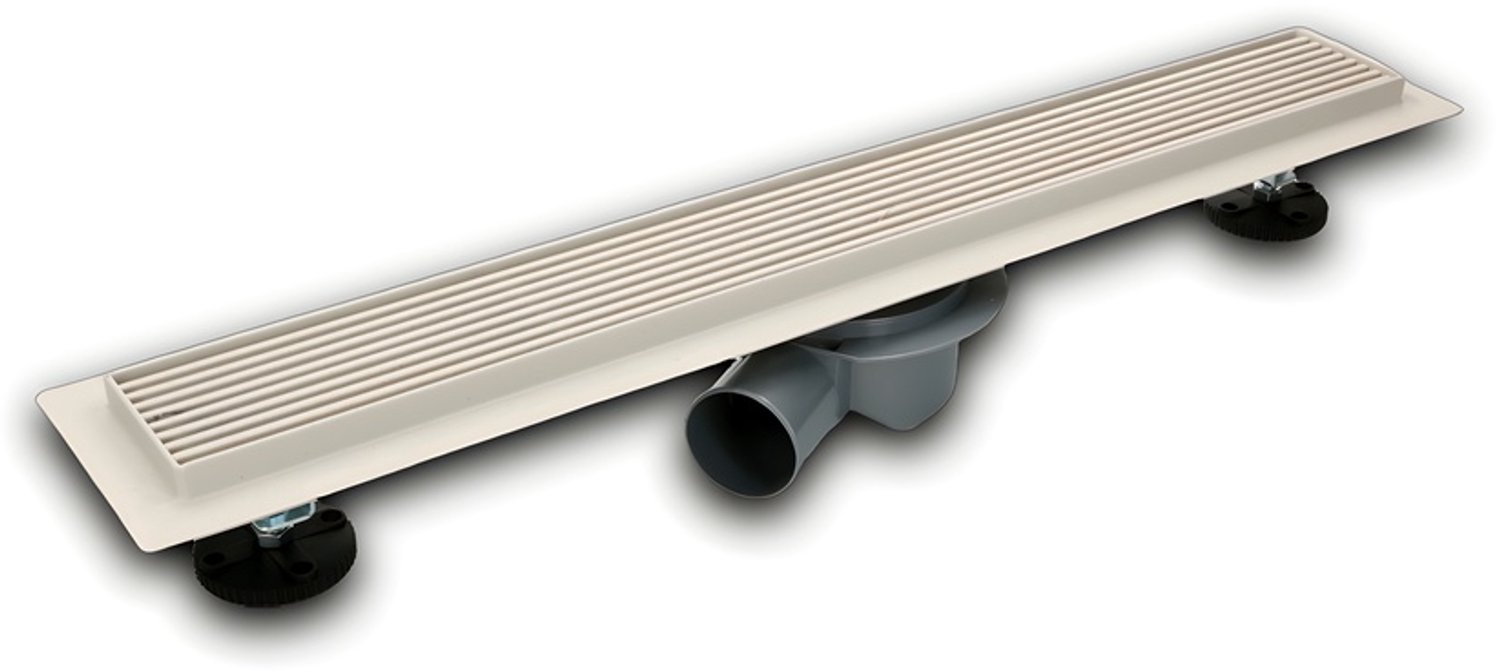 Drovan RVS Streepjesrooster MARMORIS 80 cm Wit