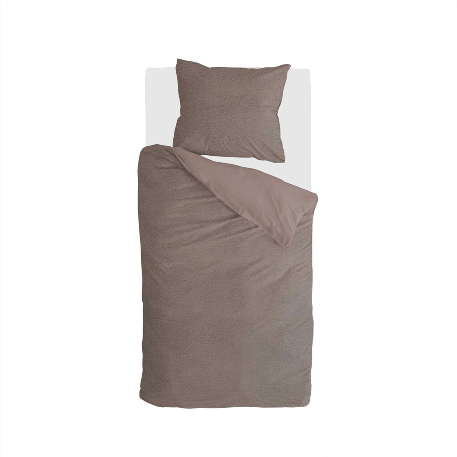 Byrklund Dekbedovertrek Favorite Fuzzle - 200x220 - 100% Polyester - Bruin