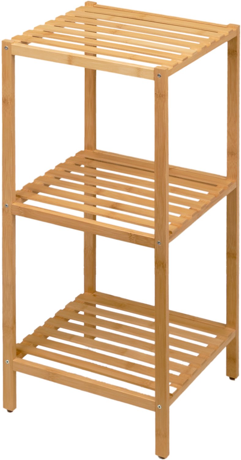 Berilo - Opbergrek - Bamboe rek BAMY, 32 x 33 x 77,5 cm