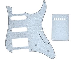 Gitaar HSS slagplaat - White Pearl - Tremolo achterplaat - Voor Yamaha Pacifica 112/012 - m-winkel