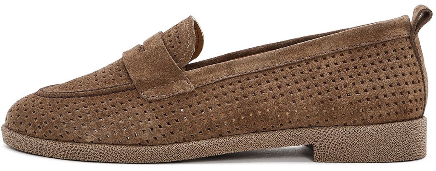 DERIMOD Loafers Suede Leather Loafers