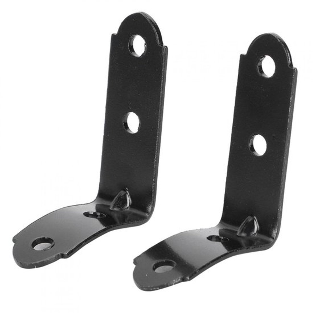 Dailygoody - 2x Hinge Bracket Reparatieset voor Audi A3 A4 S4 B6 B7 - Zwart